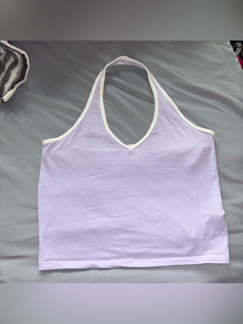 Purple hollister halter top